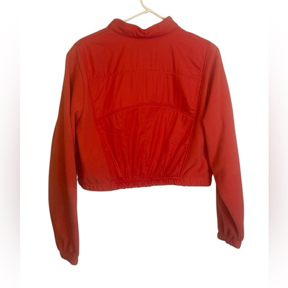 Nike Swoosh high rise plush top in lobster pink NWT Size Medium - Picture 6 of 11